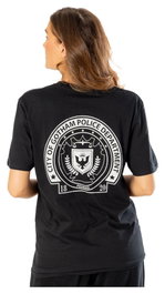 CID Batman T-Shirt Arkham City GCPD Front Back (S)