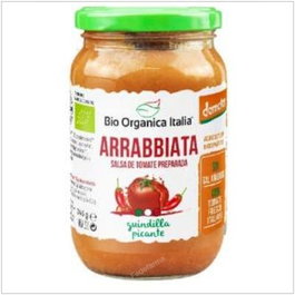 BIO ORGANICA ITALIA Sauce tomate Arrabiata BIO 345 ml
