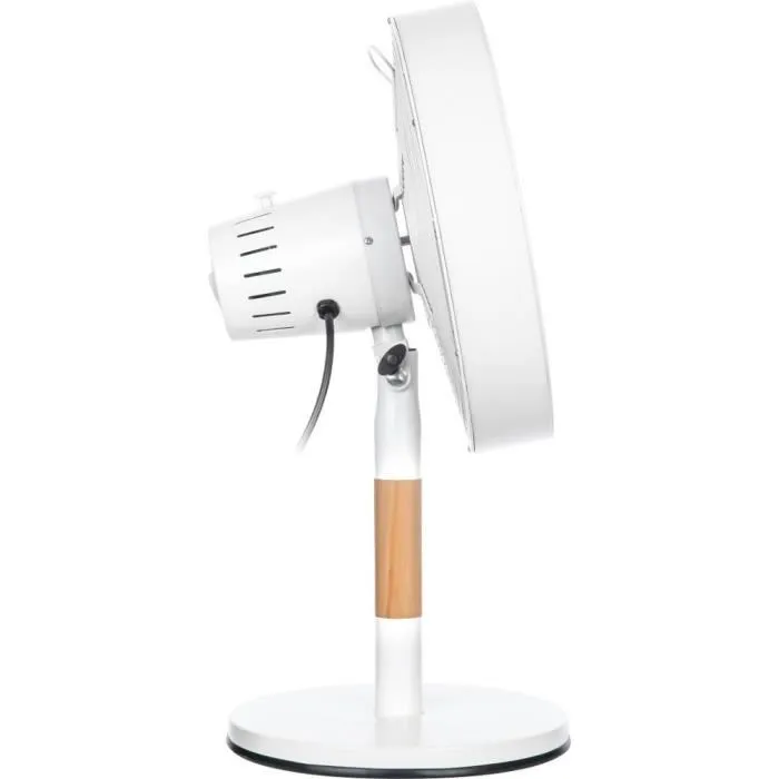 Sencor SFE 3080WH Ventilateur de bureau avec pales en bois et design métal Sencor SFE 3080WH Ventilateur de bureau avec pales en bois et design métal