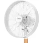 Sencor SFE 3080WH Ventilateur de bureau avec pales en bois et design métal