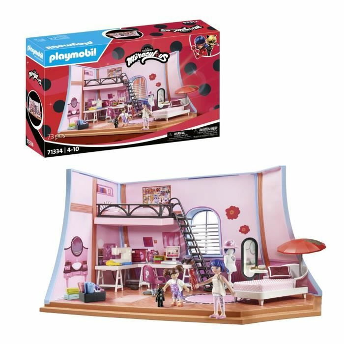 Playmobil Miraculous Chambre de Marinette 71334 - 73 Pièces