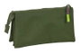 Safta - Portatodo Triple Munich Bright Khaki - Coffret de rangement 22 x 12 x 3 cm - Pour enfant de 3 ans