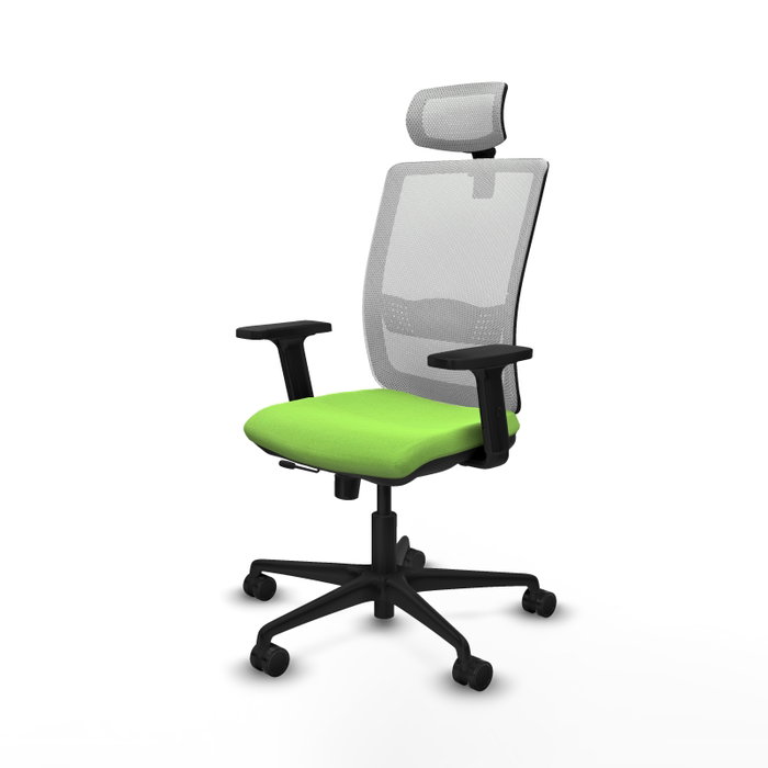 Piqueras Y Crespo Haches Chaise de bureau Pistacho et Blanc avec mécanisme Sincro/Traslack Piqueras Y Crespo Haches Chaise de bureau Pistacho et Blanc avec mécanisme Sincro/Traslack