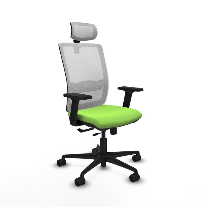 Piqueras Y Crespo Haches Chaise de bureau Pistacho et Blanc avec mécanisme Sincro/Traslack Piqueras Y Crespo Haches Chaise de bureau Pistacho et Blanc avec mécanisme Sincro/Traslack