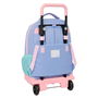 Cartable à roulettes Munich Mellow Bleu Rose Bleu ciel 33 x 45 x 22 cm