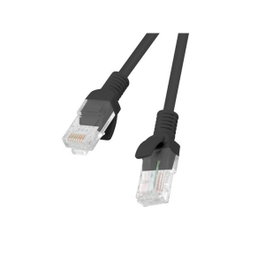 Lanberg Câble Réseau Rigide UTP 6ème Catégorie PCU6-20CC-0100-BK Noir 1 m