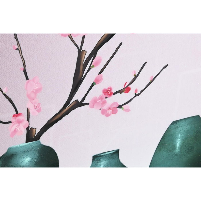 DKD Home Decor Cadre Vase Oriental Aluminium et Bois MDF 80 x 3 x 80 cm (2 Unités) DKD Home Decor Cadre Vase Oriental Aluminium et Bois MDF 80 x 3 x 80 cm (2 Unités)
