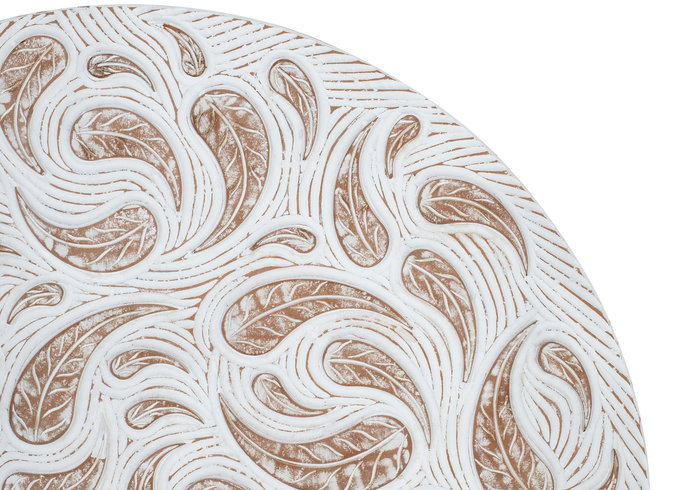 Giner y Colomer - Panneau décoratif en MDF décapé blanc, 120 cm x 120 cm x 3 cm, bois MDF couleur naturel Giner y Colomer - Panneau décoratif en MDF décapé blanc, 120 cm x 120 cm x 3 cm, bois MDF couleur naturel