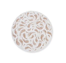 Giner y Colomer - Panneau décoratif en MDF décapé blanc, 120 cm x 120 cm x 3 cm, bois MDF couleur naturel