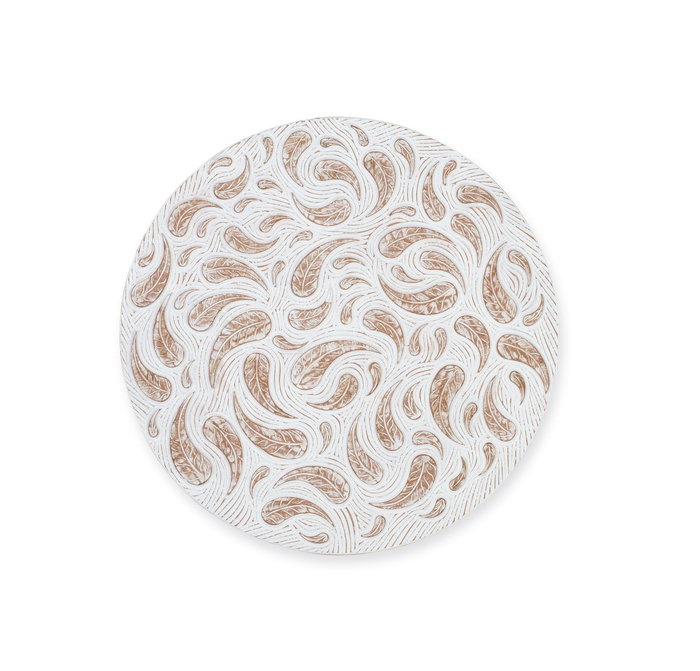 Giner y Colomer - Panneau décoratif en MDF décapé blanc, 120 cm x 120 cm x 3 cm, bois MDF couleur naturel Giner y Colomer - Panneau décoratif en MDF décapé blanc, 120 cm x 120 cm x 3 cm, bois MDF couleur naturel