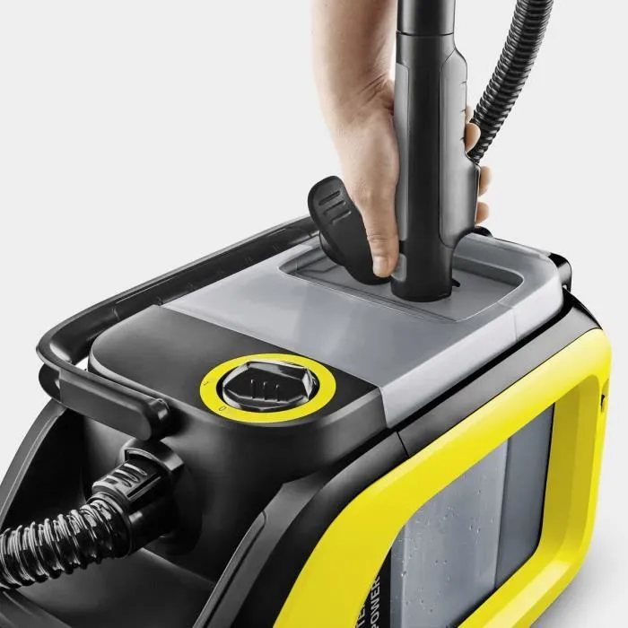Karcher SE 3-18 - Aspirateur nettoyeur sans fil pour moquette, canapé et tapis, injection/extraction, batterie 18V incluse