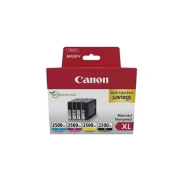 Canon PGI-2500XL - Multipack de 4 cartouches d'encre haute capacité (Noir, Cyan, Magenta, Jaune) pour MAXIFY MB5450 MB5155 iB4150 MB5350