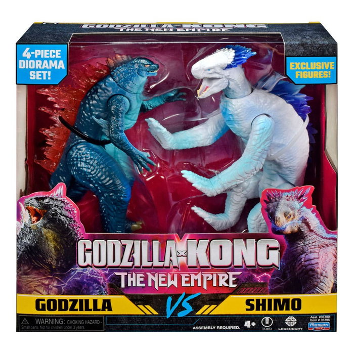 Godzilla x Kong : Le Nouvel Empire Diorama 2-Pack Godzilla vs Shimo 15 cm