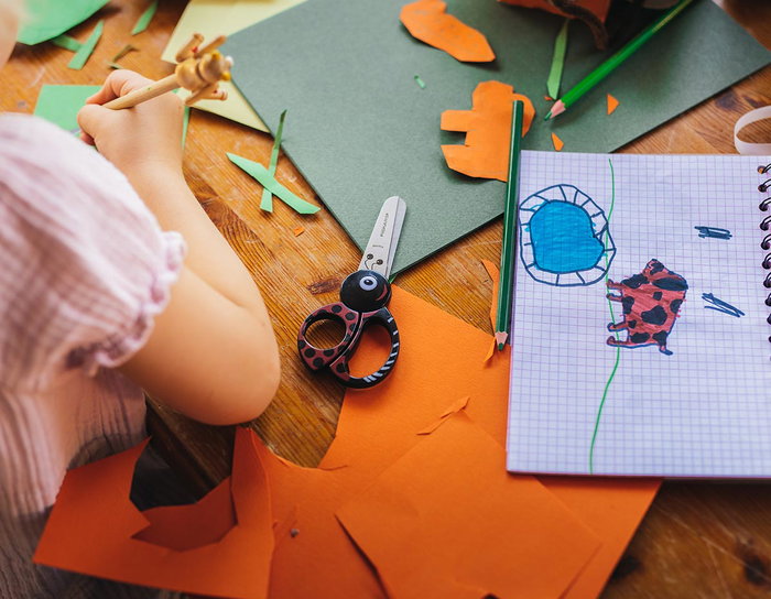 Fiskars Ciseaux pour enfants Coccinelle 13cm