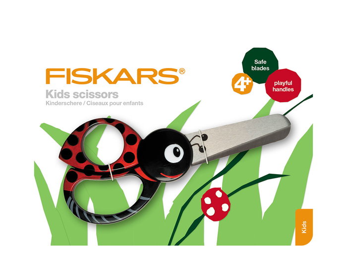 Fiskars Ciseaux pour enfants Coccinelle 13cm