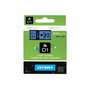 Dymo S0720710 Ruban d'étiqueteuse 40916, couleurs noir et bleu, pour imprimantes Dymo
