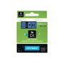 Dymo S0720710 Ruban d'étiqueteuse 40916, couleurs noir et bleu, pour imprimantes Dymo