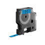 Dymo S0720710 Ruban d'étiqueteuse 40916, couleurs noir et bleu, pour imprimantes Dymo