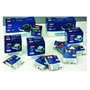 Dymo S0720710 Ruban d'étiqueteuse 40916, couleurs noir et bleu, pour imprimantes Dymo