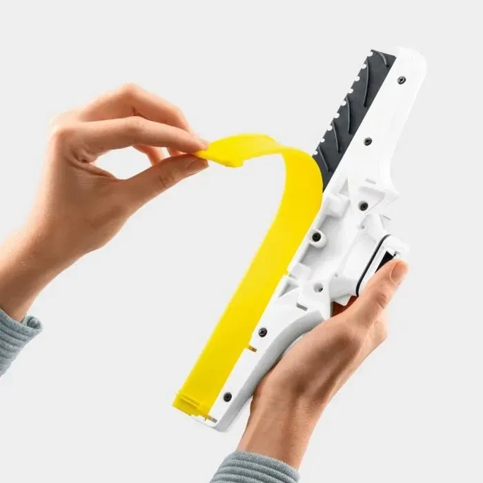 Karcher WV 6 Plus Nettoyeur de vitres sans fil avec raclette XL 280 mm, autonomie 100 min, nettoyage jusqu'à 300 m², blanc