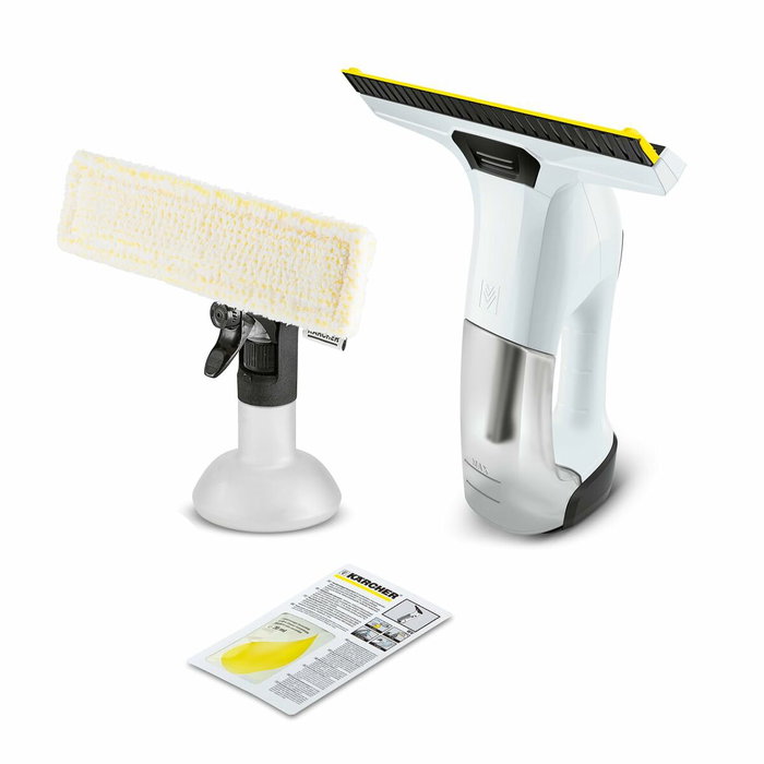 Kärcher WV 6 Plus - Nettoyeur de vitres sans fil avec raclette XL 280 mm - Blanc / Noir