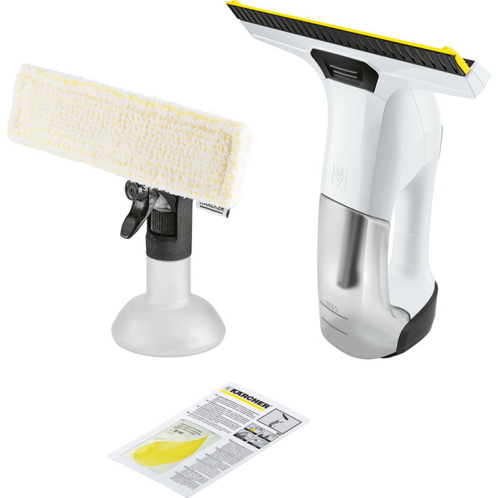 Kärcher WV 6 Plus - Nettoyeur de vitres sans fil avec raclette XL 280 mm - Blanc / Noir