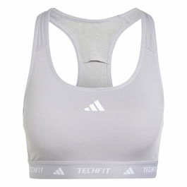 Soutien-gorge de Sport Adidas Techfit Gris