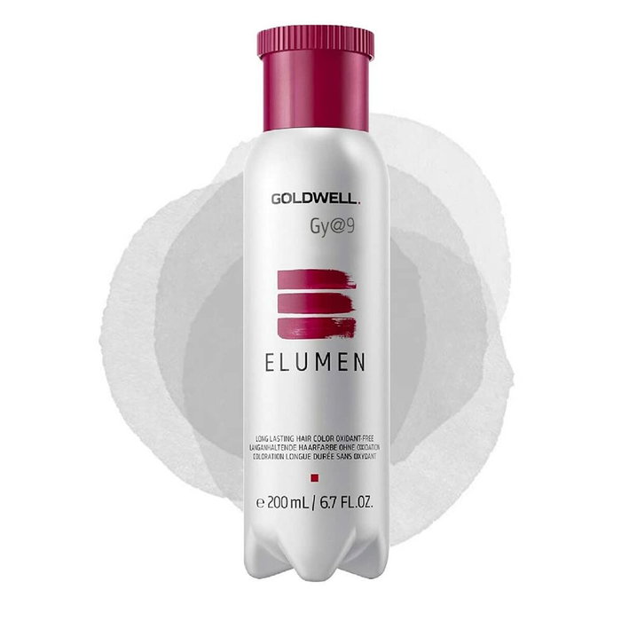 Goldwell Elumen Gy@9 - Colorant capillaire professionnel gris - 200 mL - Haute performance sans ammoniaque et sans oxydation - Brillance intense Goldwell Elumen Gy@9 - Colorant capillaire professionnel gris - 200 mL - Haute performance sans ammoniaque et sans oxydation - Brillance intense