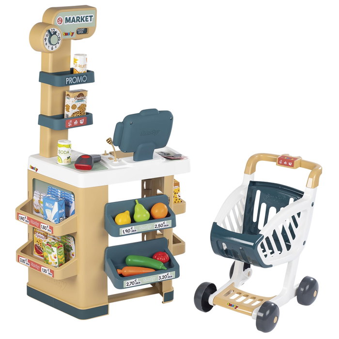 Smoby Supermarché avec Chariot et Caisse Enregistreuse