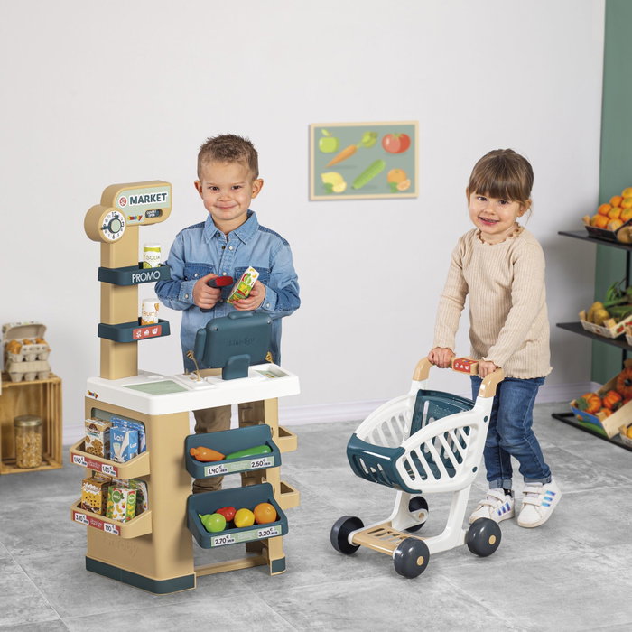 Smoby Supermarché avec Chariot et Caisse Enregistreuse