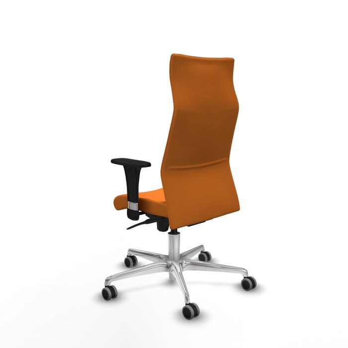 Piqueras Y Crespo Fauteuil Albacete, Similicuir Orange, Mécanisme Synchrone Piqueras Y Crespo Fauteuil Albacete, Similicuir Orange, Mécanisme Synchrone