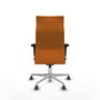 Piqueras Y Crespo Fauteuil Albacete, Similicuir Orange, Mécanisme Synchrone