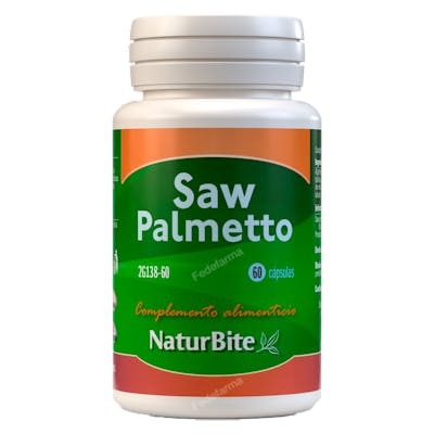 Naturbite Saw Palmetto 60 gélules complément alimentaire prostate Naturbite Saw Palmetto 60 gélules complément alimentaire prostate