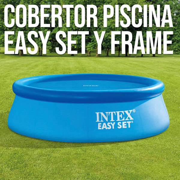 Intex - Couverture solaire pour piscine Easy Set/Frame - Diamètre 305 cm (10 pieds) - PVC
