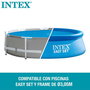 Intex - Couverture solaire pour piscine Easy Set/Frame - Diamètre 305 cm (10 pieds) - PVC