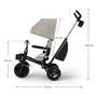 Kinderkraft AVEO 2 PLUS Tricycle évolutif 6 fonctions Beige