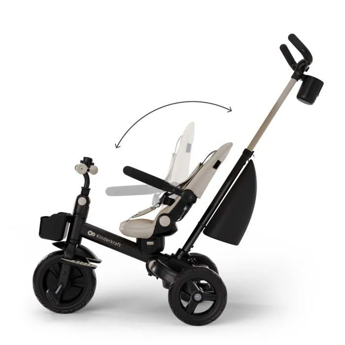 Kinderkraft AVEO 2 PLUS Tricycle évolutif 6 fonctions Beige
