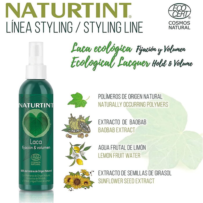 Naturtint Laque écologique pour fixation et volume 175 ml Naturtint Laque écologique pour fixation et volume 175 ml