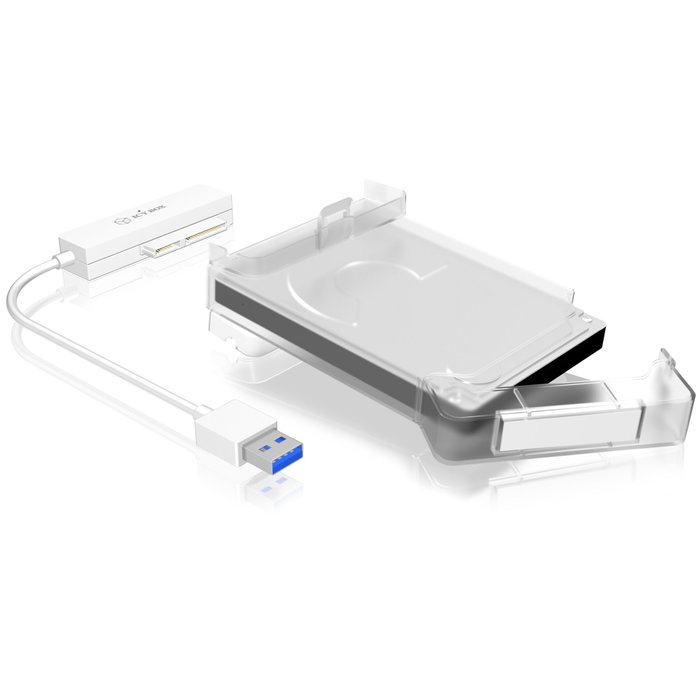 Icy IB-AC703-U3 Boîtier externe pour 1x HDD/SSD 2,5 pouces SATA III USB 3.0 Type-A