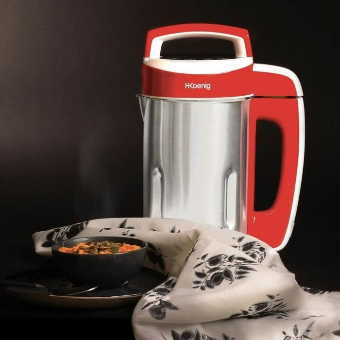 H.Koenig MXC18 Blender chauffant Rouge, 850 W, 1,1 L H.Koenig MXC18 Blender chauffant Rouge, 850 W, 1,1 L