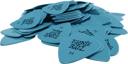 ERNIEBALL Pack de 144 Médiators Celluloïd Bleu - Heavy (0,94 mm)
