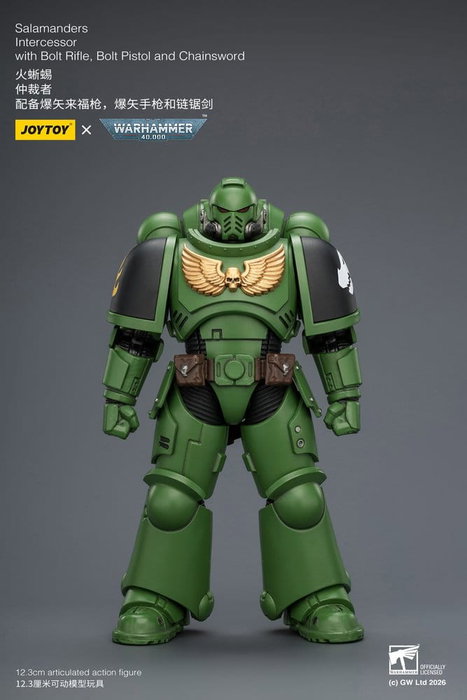 Joy Toy Warhammer 40,000 figurine Salamanders Intercessor 12 cm