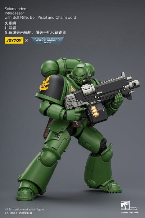 Joy Toy Warhammer 40,000 figurine Salamanders Intercessor 12 cm
