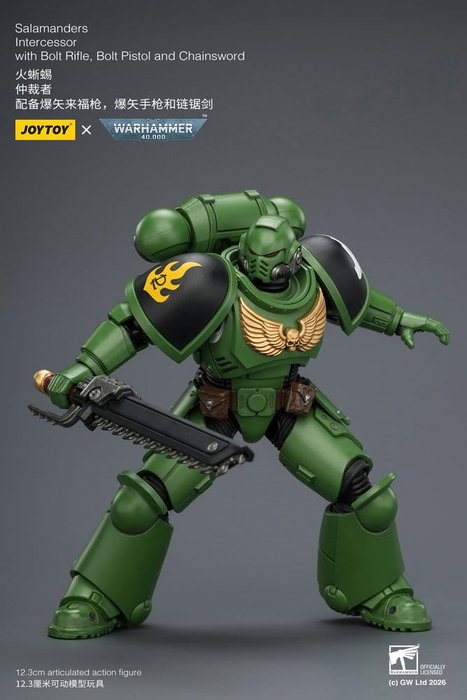 Joy Toy Warhammer 40,000 figurine Salamanders Intercessor 12 cm