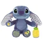 Clementoni Peluche Musicale Stitch Disney - Ultra Douce avec Berceuses et Effets Sonores - Pour Bébé 12 Mois et Plus