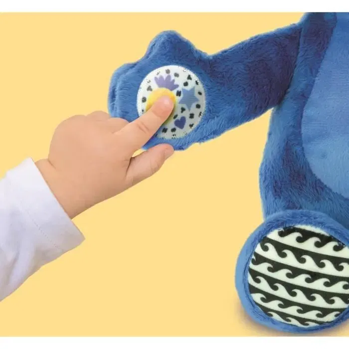 Clementoni Peluche Musicale Stitch Disney - Ultra Douce avec Berceuses et Effets Sonores - Pour Bébé 12 Mois et Plus