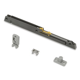 HERRAJES ALK Set de frein amortisseur en plastique gris pour portes d'armoire, charge 20-30 kg