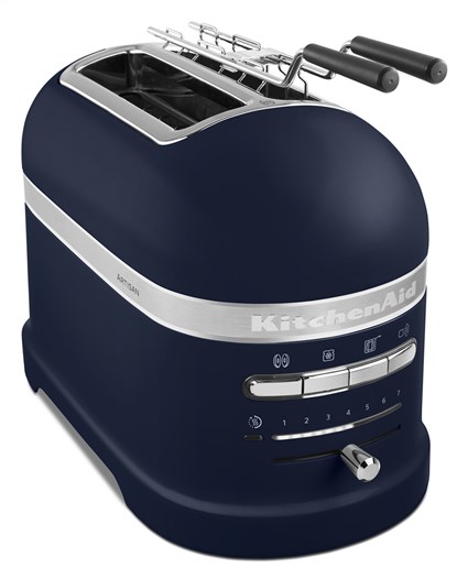 Kitchenaid 5KMT2204 EIB Grille-pain 2 tranches Bleu foncé avec capteur thermique électronique et puissance constante