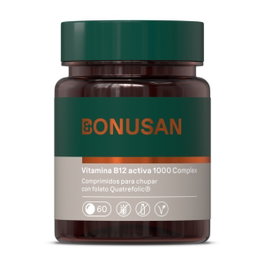 BONUSAN Vitamine B12 Activa 1000 Complex 60 pastilles