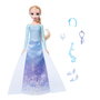 Mattel Disney Frozen - Poupée Elsa Spin & Reveal Jbg59 avec 5 Surprises et Accessoires de Mode - Version Multilingue - Pour Enfants 3 Ans et Plus